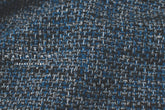DEADSTOCK Japanese Fabric Shokunin Collection Shinchi Orimono - blue, black - 50cm